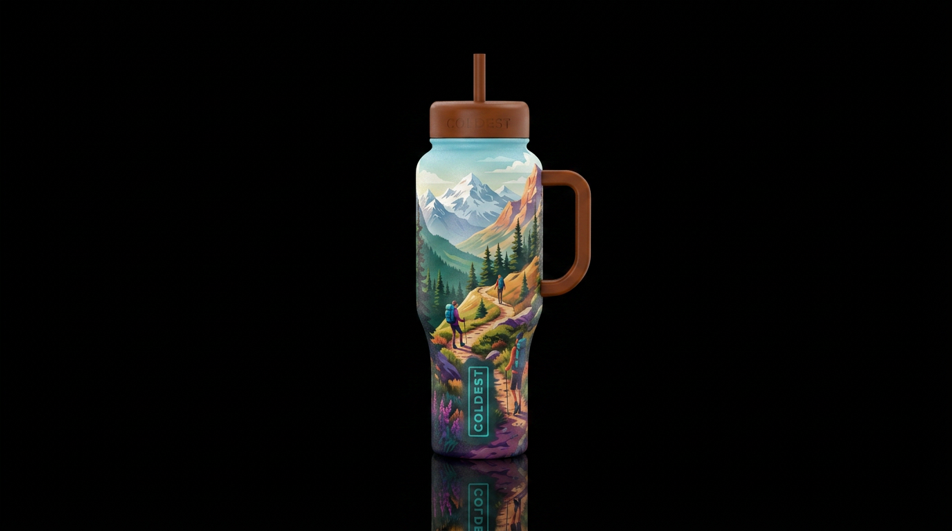 hiking water bottle design