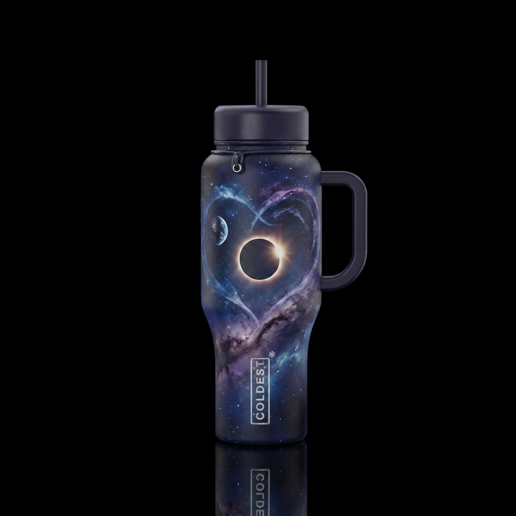 eclipse of the heart water bottle design