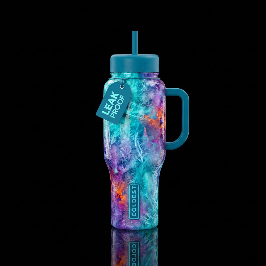 icy water bottle design