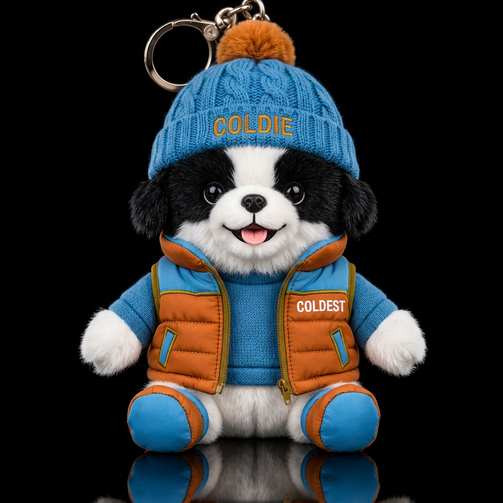 Ratchie The Happy Japanese Chin water bottle design