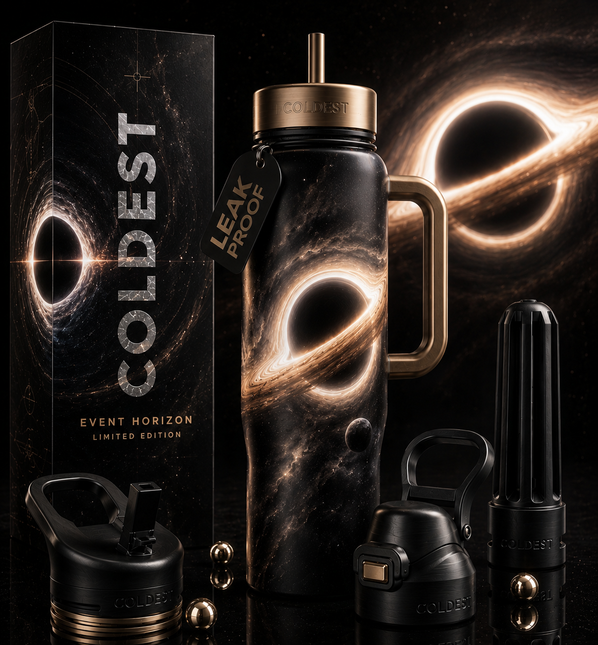 Gargantua water bottle design