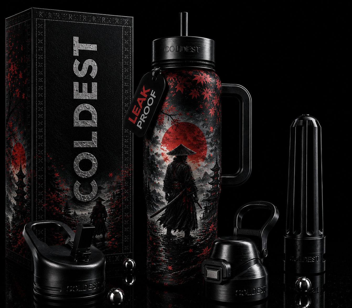 Ronin water bottle design