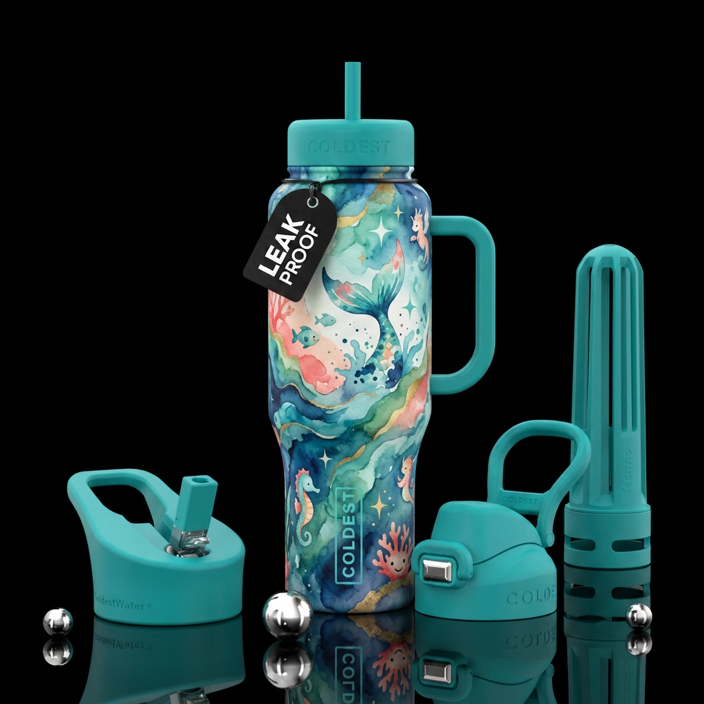 Magical waters water bottle design