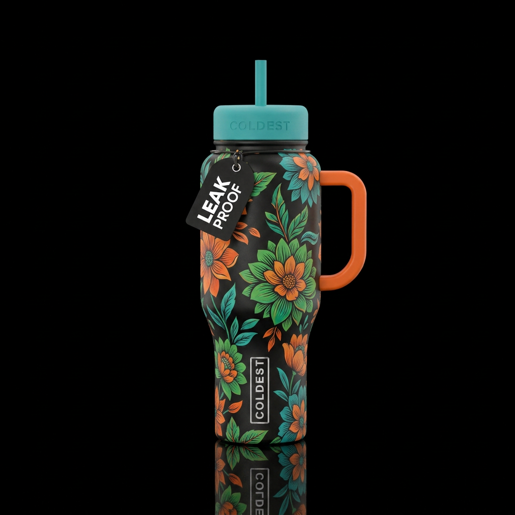 Nostalgia water bottle design