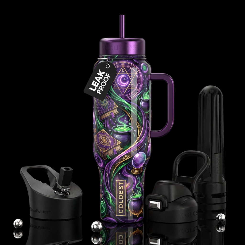 Twisted twisting, glossy, trompe-l'œil,beautiferou... water bottle design