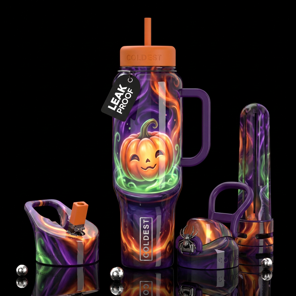 Twisted twisting, glossy, trompe-l'œil,beautiferou... water bottle design