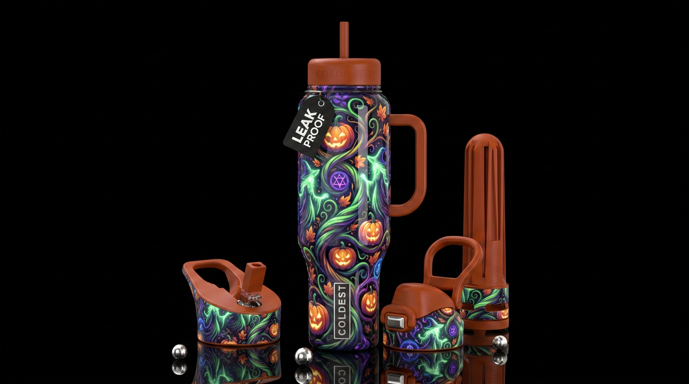 Twisted twisting, glossy, trompe-l'œil,beautiferou... water bottle design