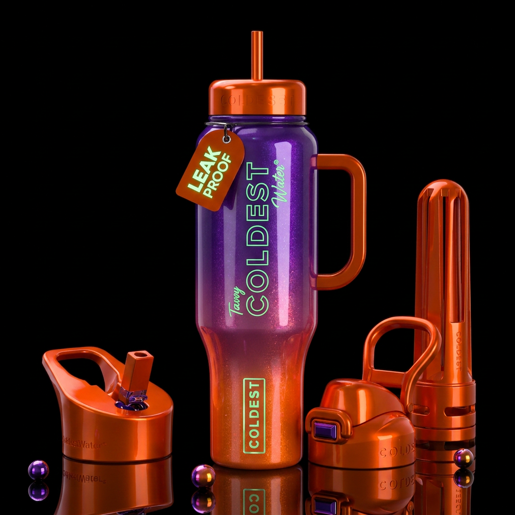 Avant-garde,Halloween, savvy,glowie,sassy, glossy,... water bottle design