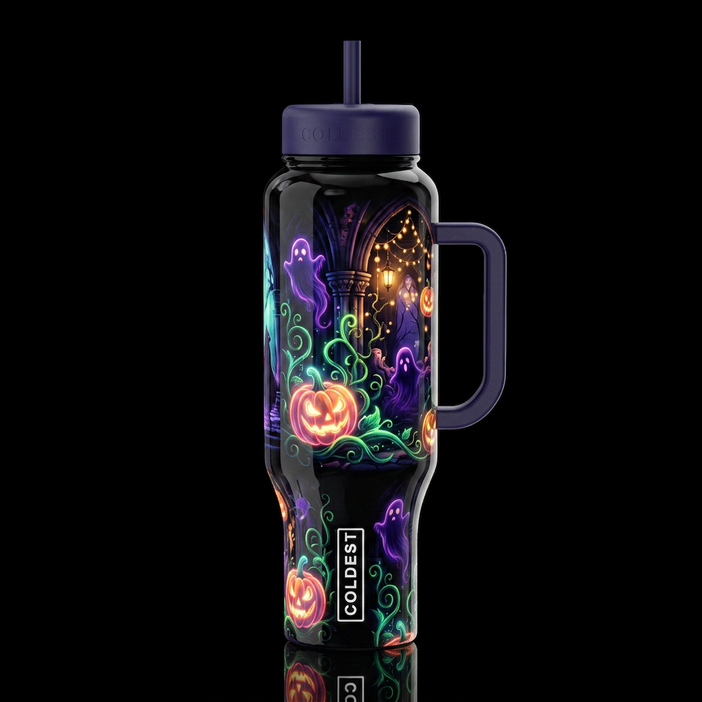The evil within, glossy, trompe-l'œil, beautiferou... water bottle design