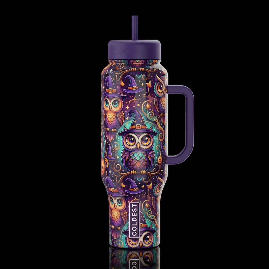 Cartoonish, dreamy eccentric, glossy, trompe-l'œil... water bottle design