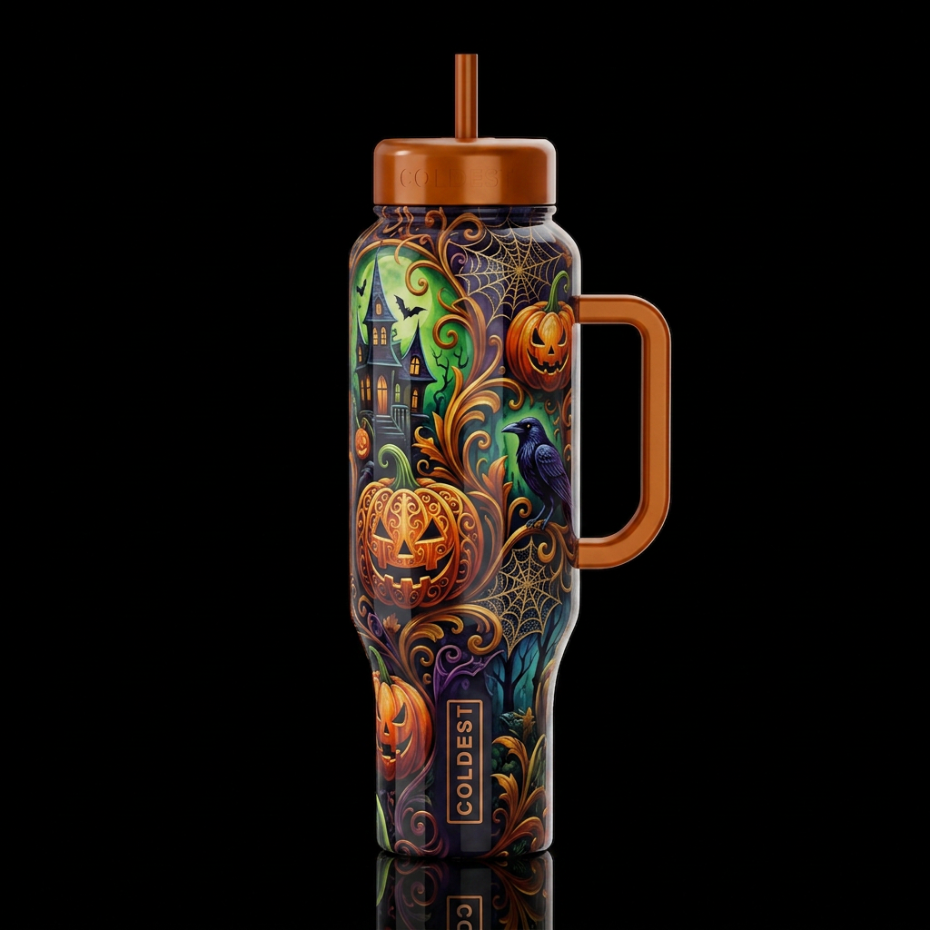 Ambiance, glossy, trompe-l'œil, beautiferous, Hall... water bottle design