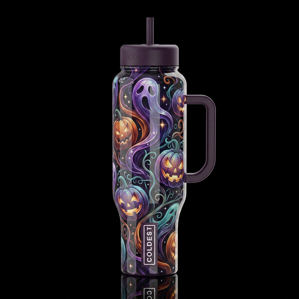 Ambiance, glossy, trompe-l'œil, beautiferous, Hall... water bottle design