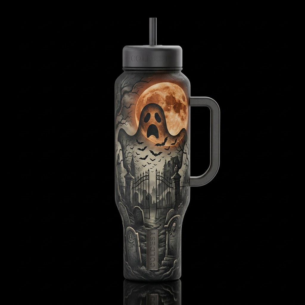 Eye-level shot, double exposure, stylized vintage ... water bottle design