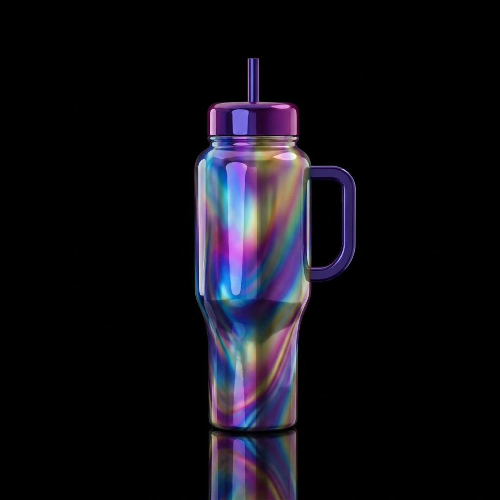 sensual, vibrant, harmonious, dramatic dynamic aur... water bottle design