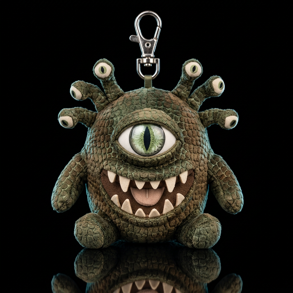 Dnd style beholder,no shirt no hat no feet water bottle design