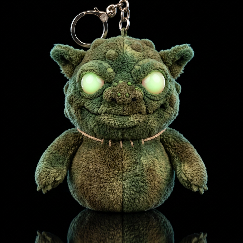 Boglin style with glowie, no shirt no hat no legs water bottle design