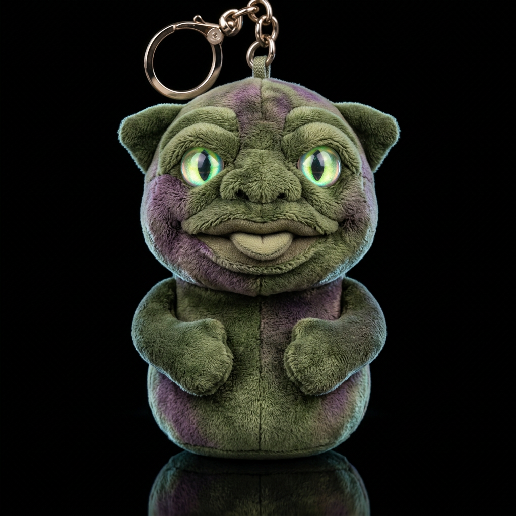 Boglin style with glowie, no shirt no hat no legs water bottle design