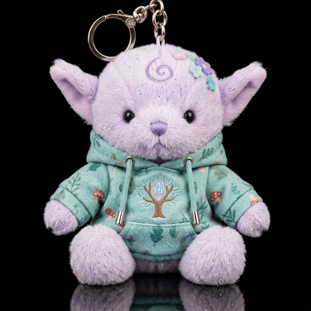 Pixie no hat, whimsical water bottle design