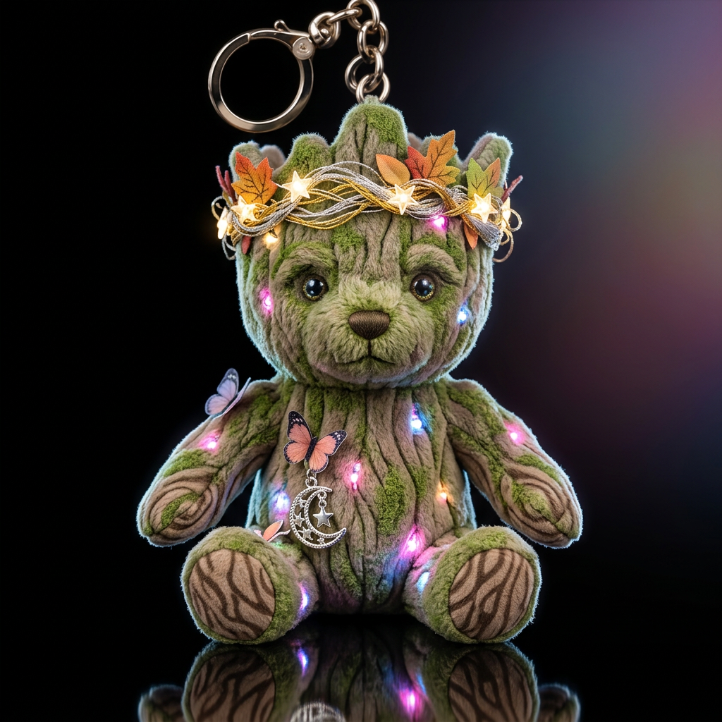 Treefolk, no shirt no hat, dreamy water bottle design
