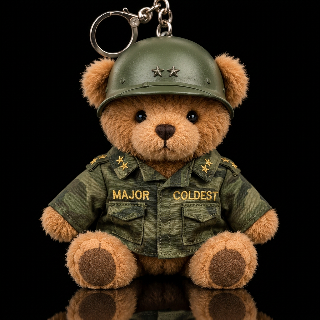 Army general with army hardhat,says major coldest ... water bottle design