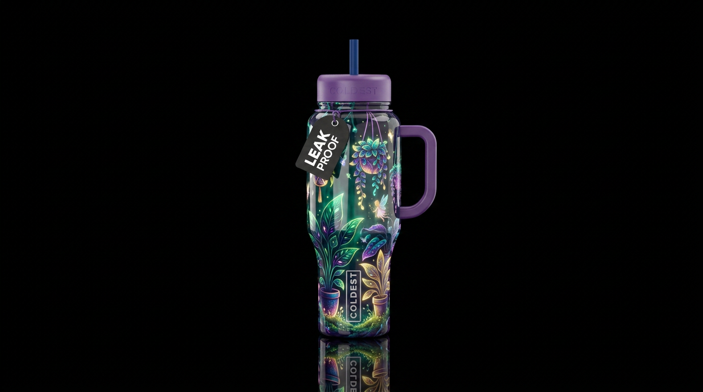 Spirit plant collector potted and hanging, glossy,... water bottle design
