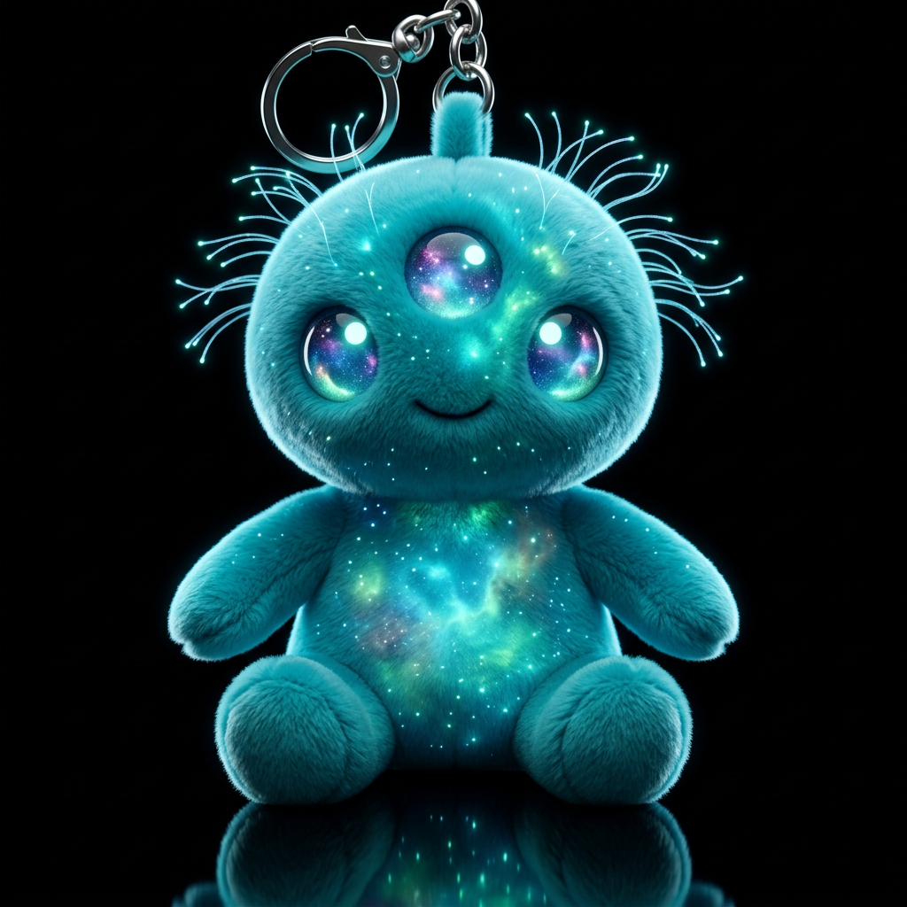 Whimsical glowie, no bear,no shirt no hat water bottle design