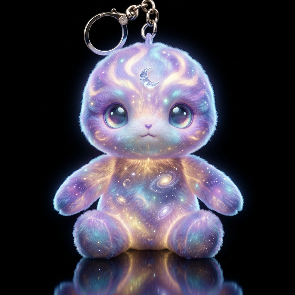 Whimsical glowie, no bear,no shirt no hat, dreamy water bottle design