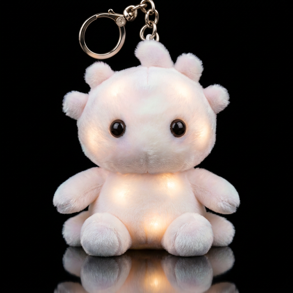 Whimsical glowie, no bear,no shirt no hat, dreamy water bottle design