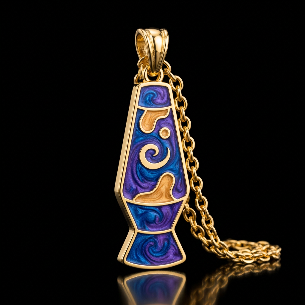 Lava swirl water bottle design
