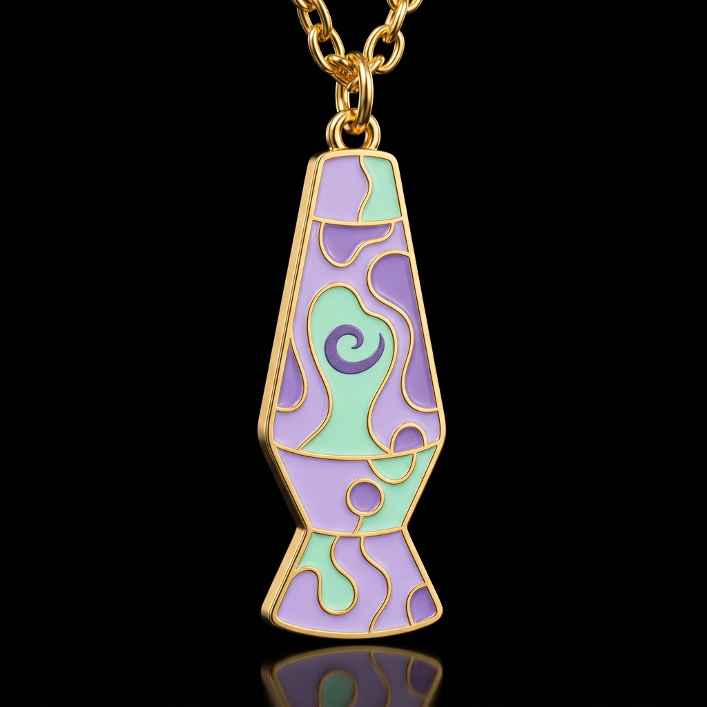 Glowie lava lamp water bottle design