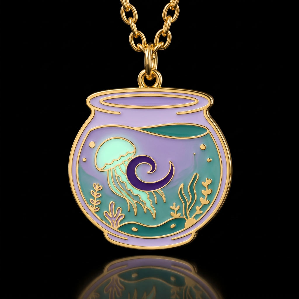 Glowie jellyfish bowl water bottle design