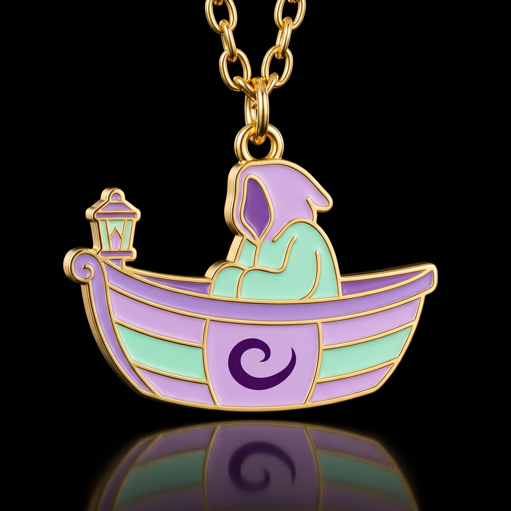 Spooky boat water bottle design