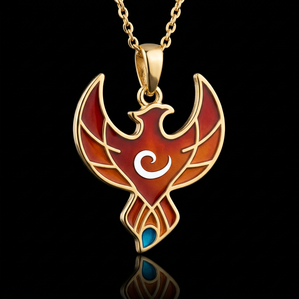 Rising phoenix water bottle design