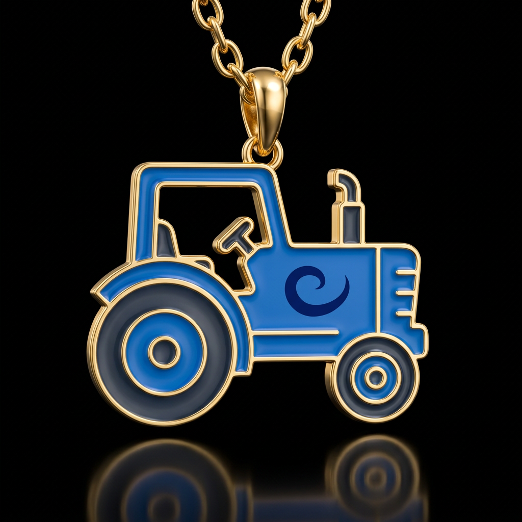 Tractor water bottle design