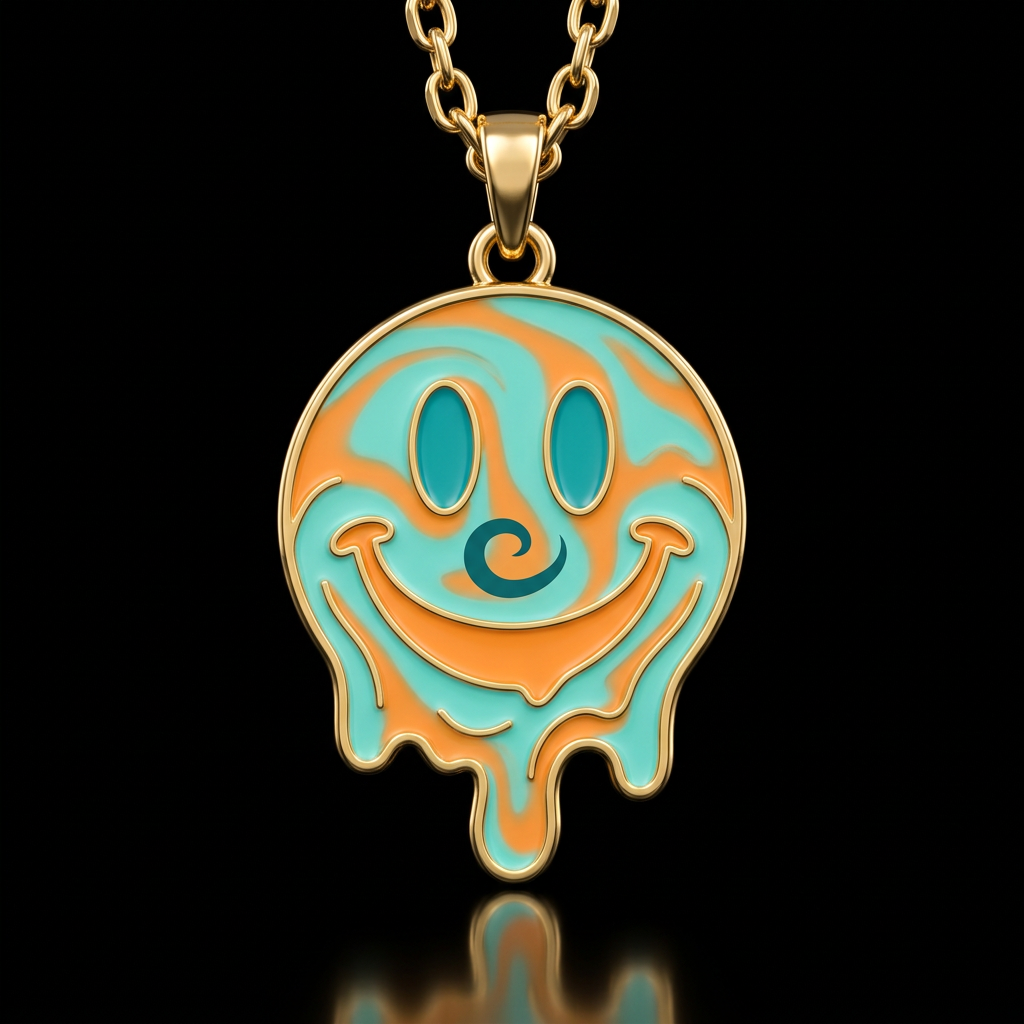 Melting smile water bottle design