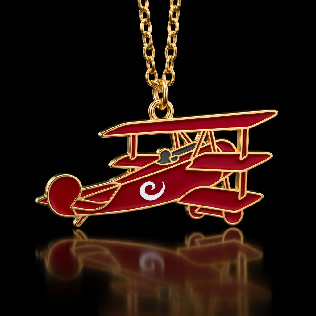 Red baron water bottle design