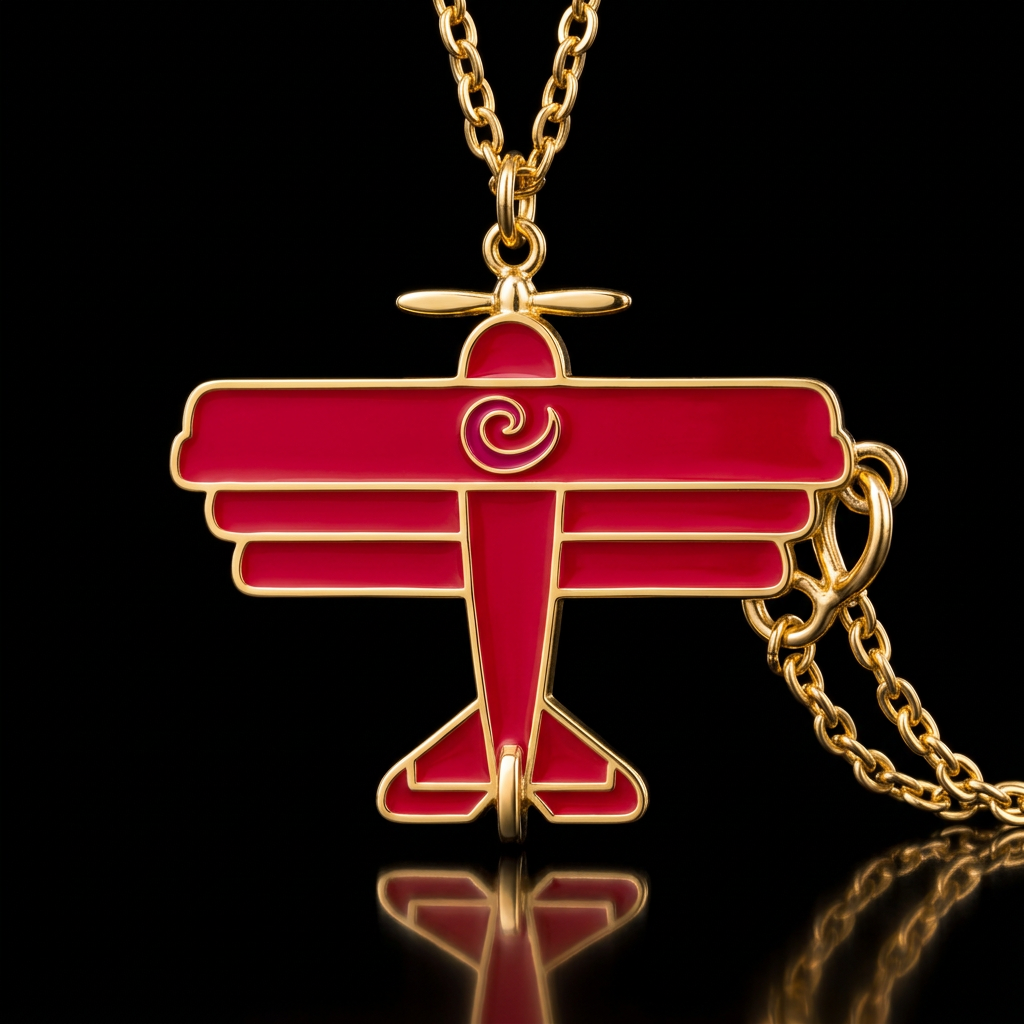 Red baron water bottle design