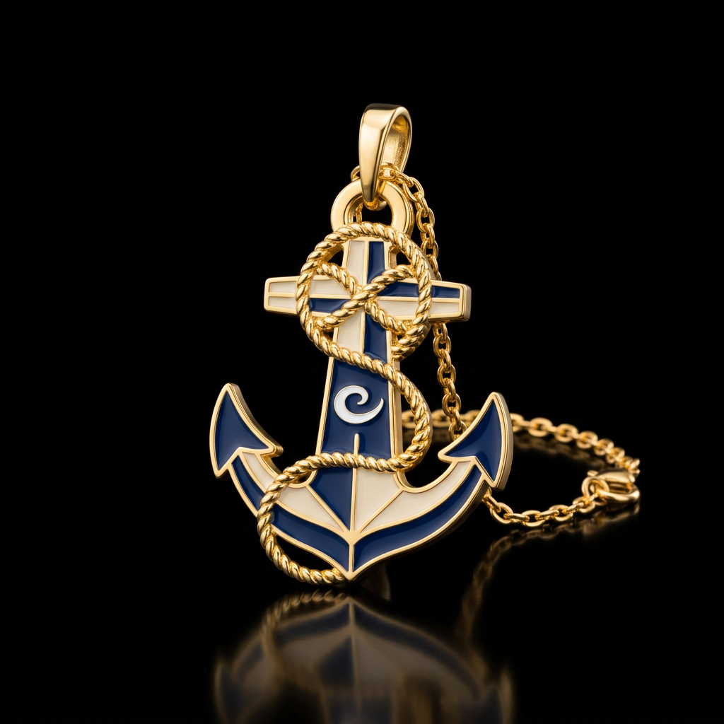 Anchor water bottle design