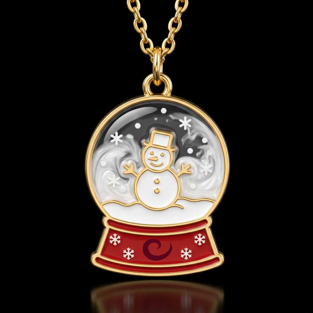 Snowman Snowman globe water bottle design