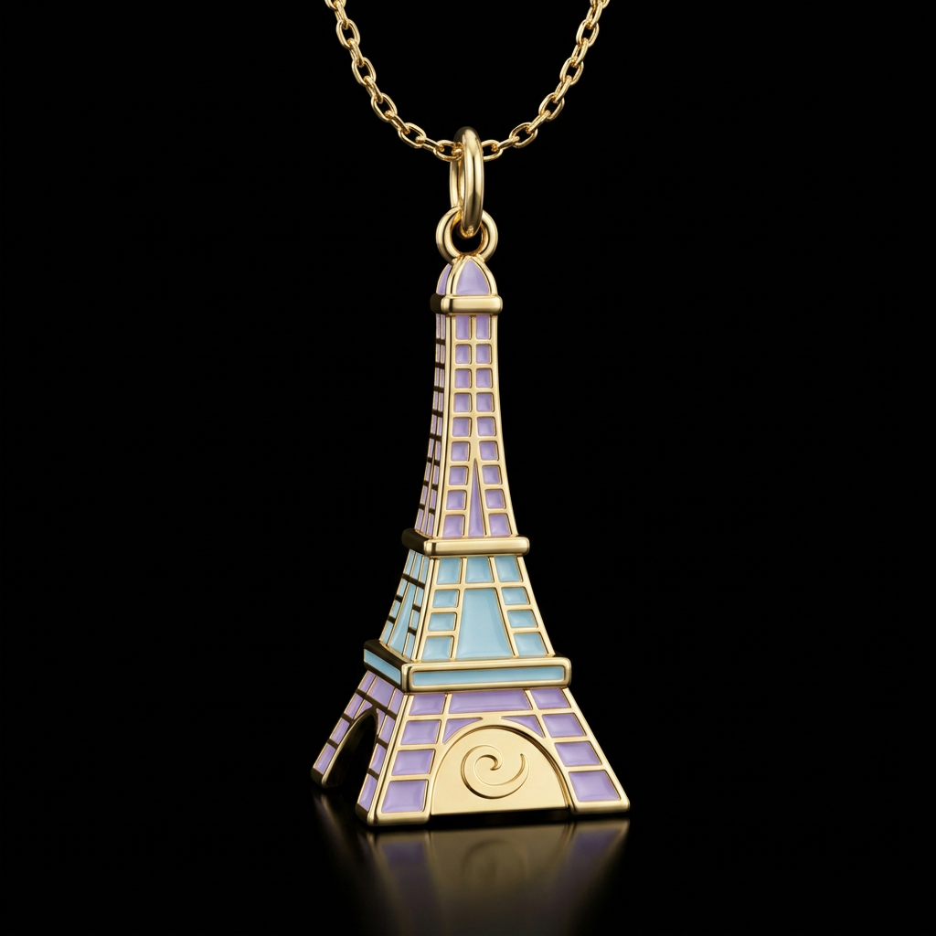 Paris water bottle design