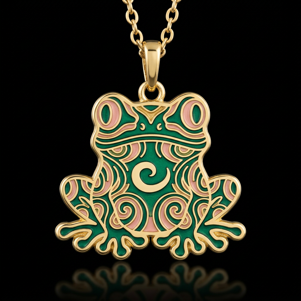 Frog dreams water bottle design