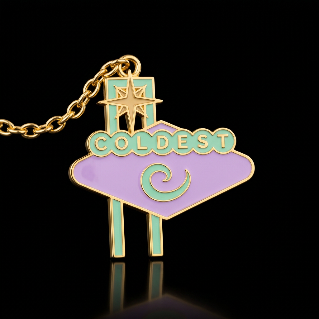 Vegas coldie water bottle design