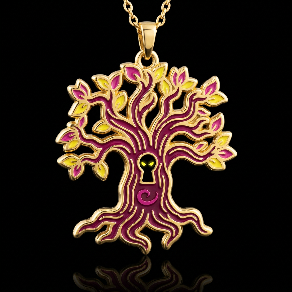Secret tree water bottle design
