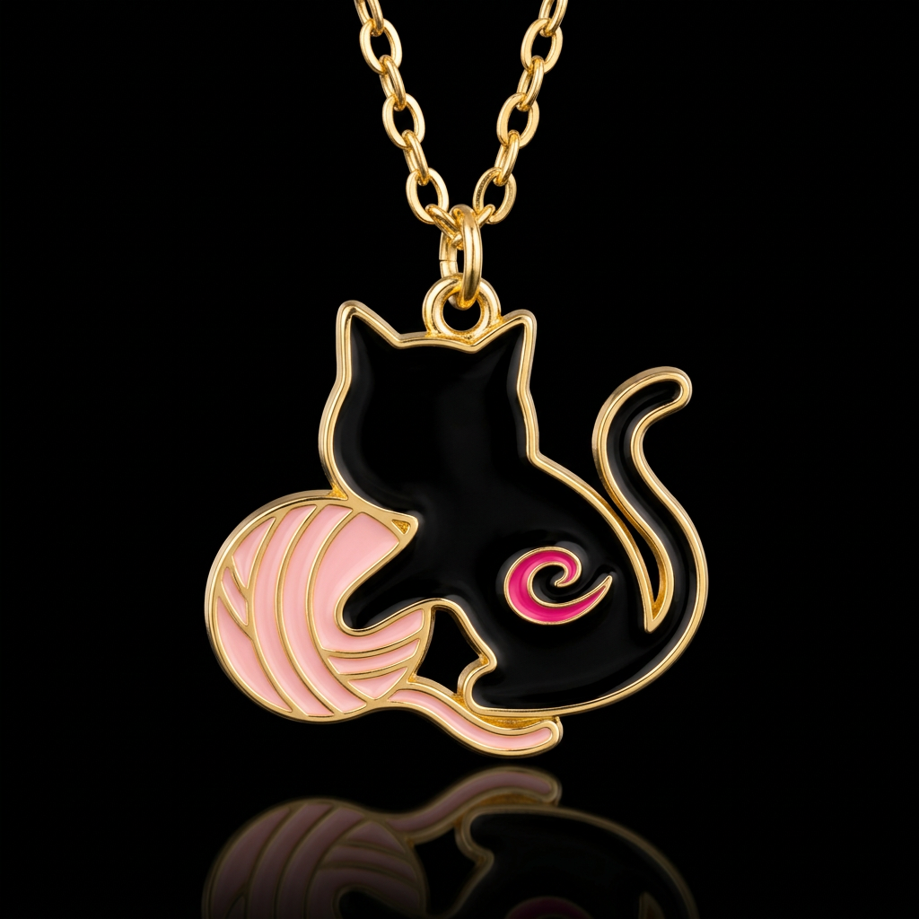Playful kitty water bottle design