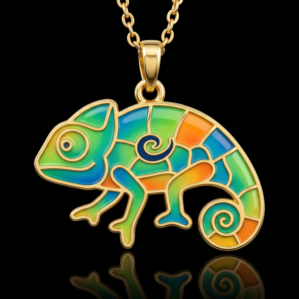 Chameleon water bottle design