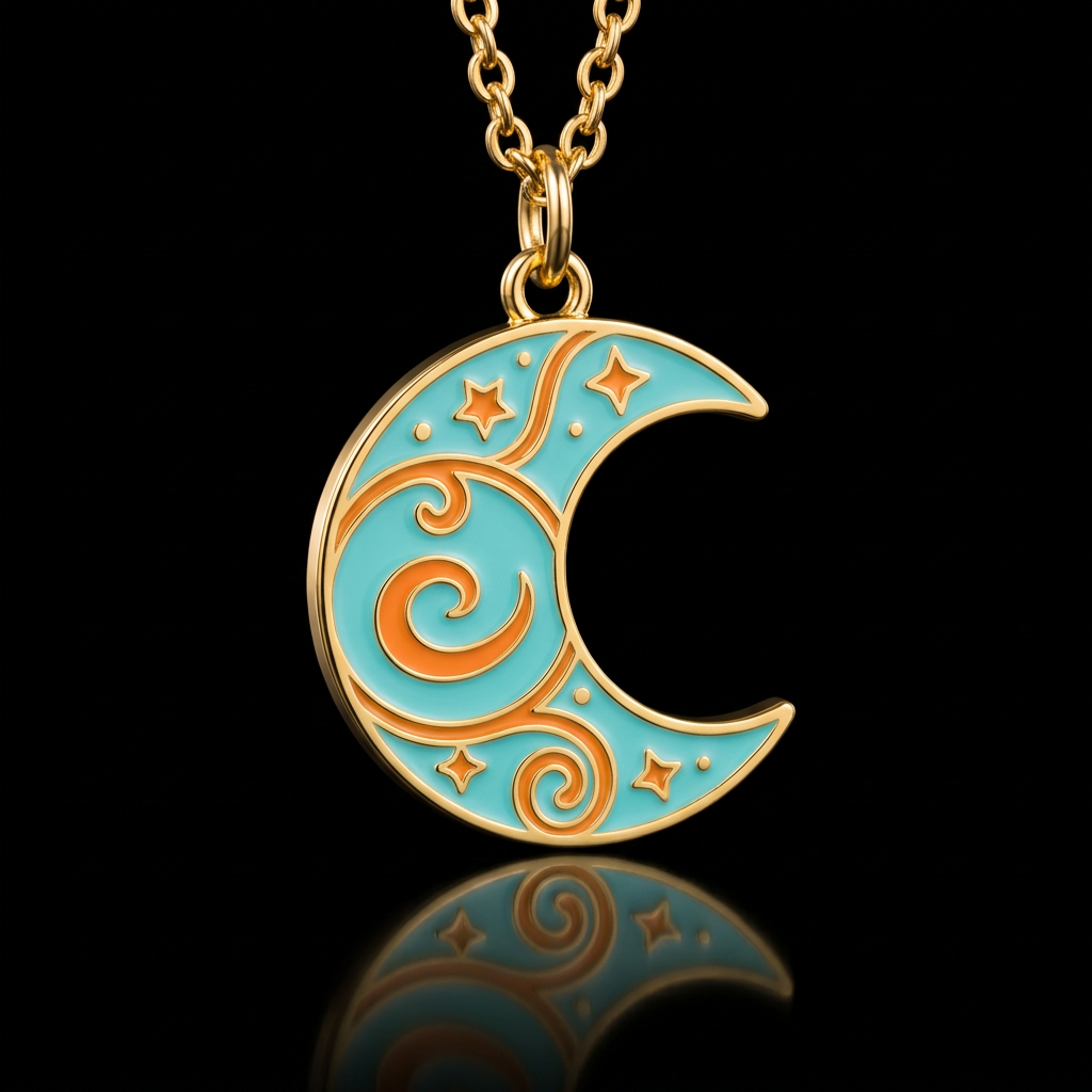 Moon water bottle design