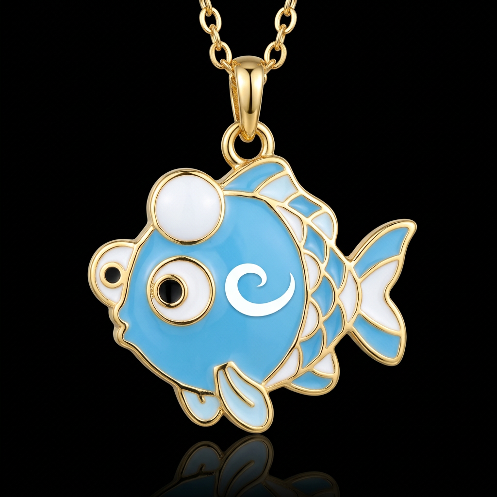 Pearl fish water bottle design