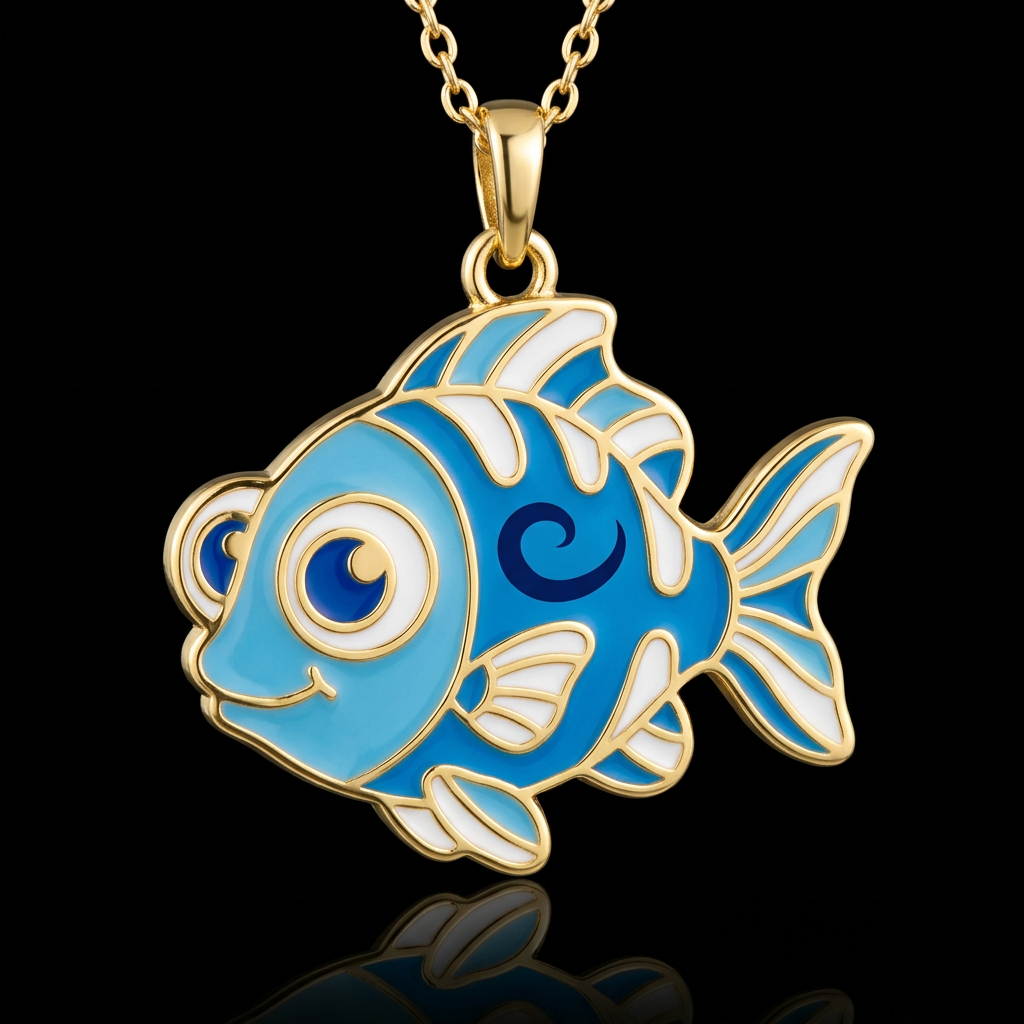 Stripe fish water bottle design