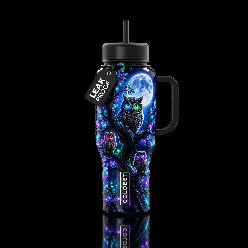 New hoot n glow water bottle design