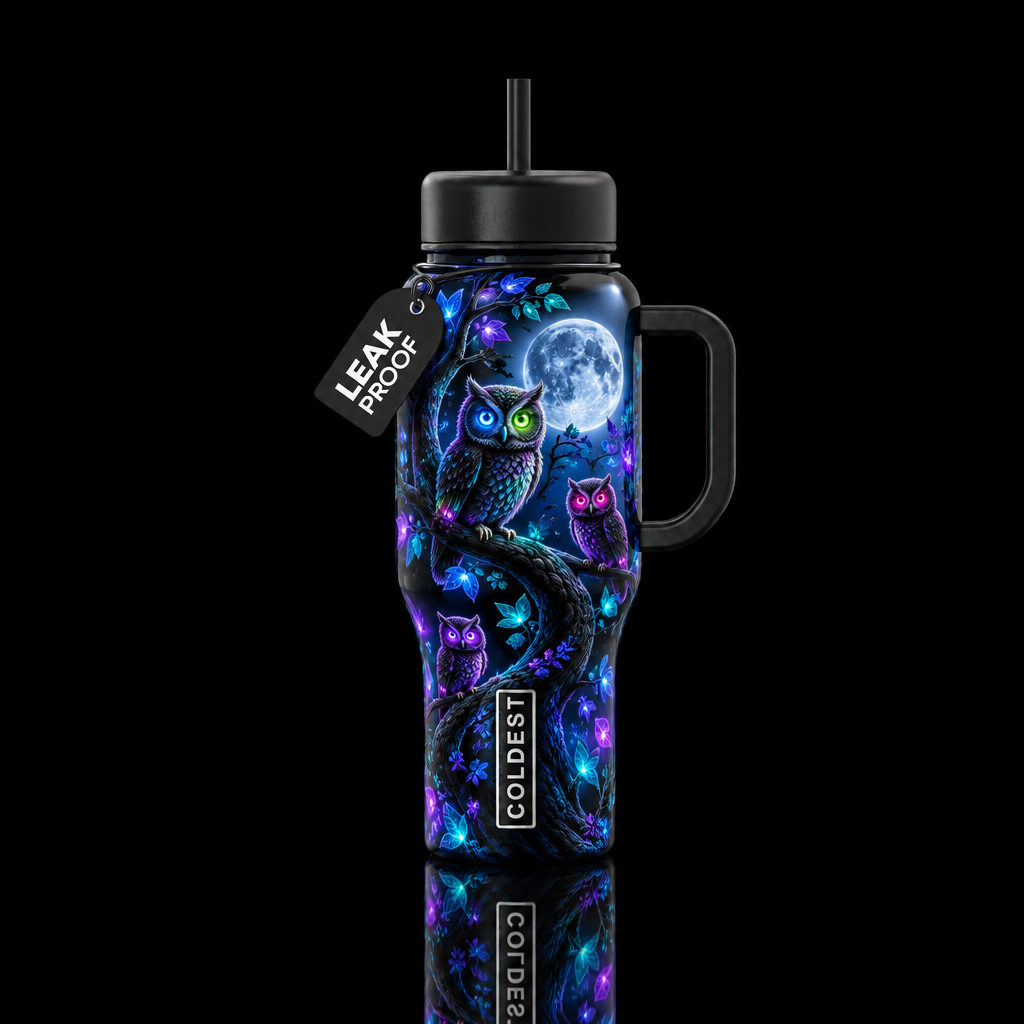 New hoot n glow II water bottle design